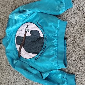 EUC Ball&Chain Silk Bomber Jacket Unisex XS